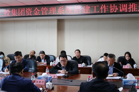 0638太阳集团官网召开资金管理系统搭建工作协调推进会议